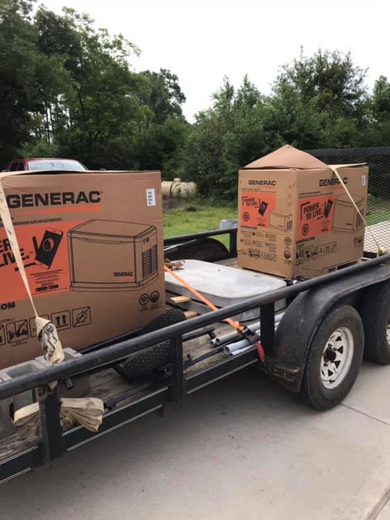 The storms are here get your peace of mind today! We offer generators for commercial and residential